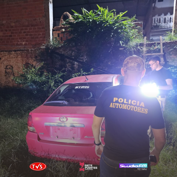 RECUPERAN VEHÍCULO DENUNCIADO COMO ROBADO EN CIUDAD DEL ESTE - TVS