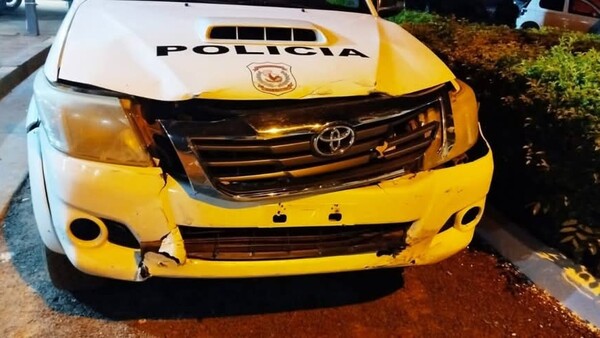 Adolescente atropellada y una patrullera chocada, lo que ocasionó un ebrio al volante