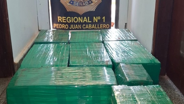 SENAD captura a 2 traficantes con casi 9.000 kilos de marihuana, armas y vehículos