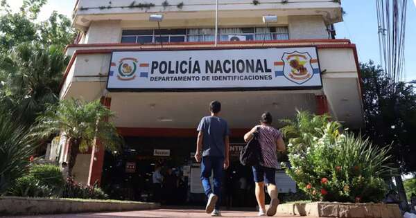 La Nación / Identificaciones de la Policía abrirá hasta las 22:00 de este lunes