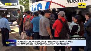 El tradicional éxodo de fin de año: miles de paraguayos llegan para las fiestas - ABC Noticias - ABC Color