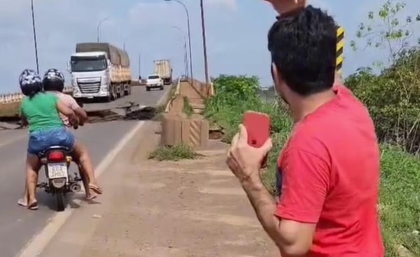 Colapsó un puente en Brasil y dejó al menos un muerto: un concejal grabó el momento exacto del incidente - ADN Digital