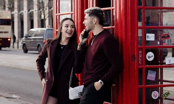 Enciso tira facha con su novia en Inglaterra y le dedica palabras de amor