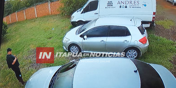 CAPTAN A SUJETO VIOLENTANDO VEHÍCULOS PARA HURTAR EN CAMBYRETÁ - Itapúa Noticias