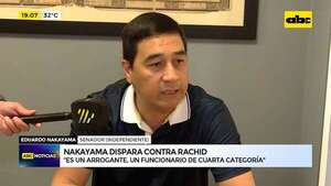 Video: Nakayama califica a Rachid como “arrogante” y “funcionario de cuarta” por el papelón de la Senad - ABC Noticias - ABC Color