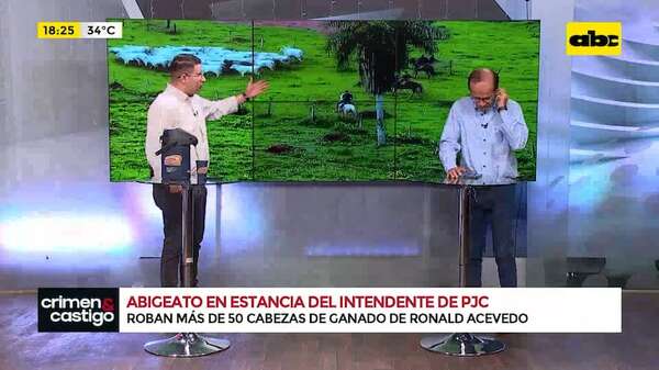 Video: recuperan en Concepción las cabezas de ganado robadas al intendente de PJC - Crimen y castigo - ABC Color