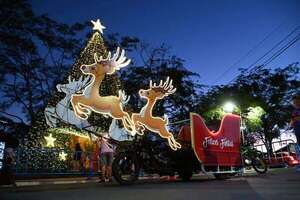 Papá Noel recorrerá en su trineo la ciudad de Villa Elisa - Nacionales - ABC Color