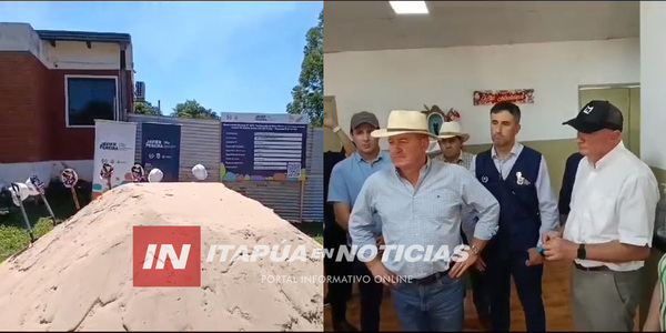 GOBERNACIÓN DE ITAPÚA INICIA CONSTRUCCIÓN DE NUEVO BLOQUE EN LA USF DE SAN JUAN DEL PNÁ. - Itapúa Noticias