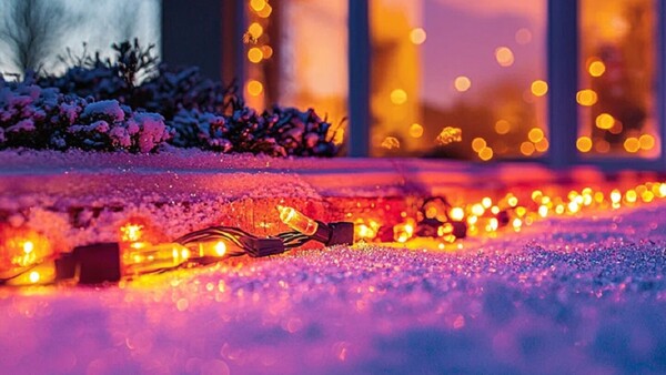 Luces de Navidad: Iluminando la Noche Buena con estilo y calidez