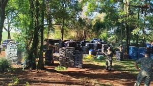 Récord: Incautan 40 toneladas de marihuana tras tiroteo en Canindeyú - ADN Digital