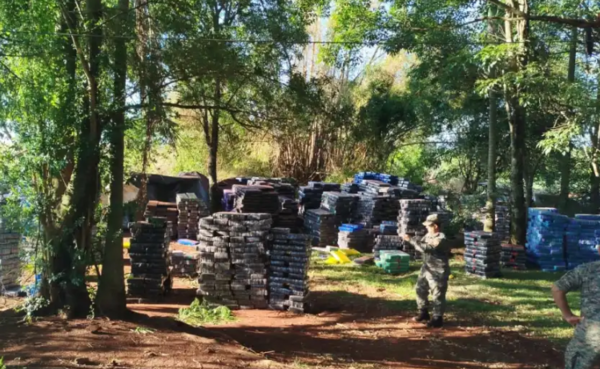 Incautan 48 toneladas de marihuana tras tiroteo con narcos en Canindeyú