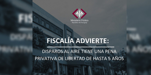 FISCALÍA ADVIERTE SOBRE DISPAROS AL AIRE - Itapúa Noticias