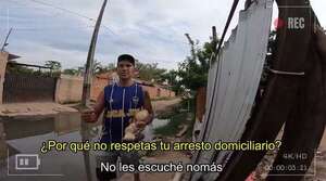 Video: hombre violó su arresto domiciliario para ir a la despensa - Policiales - ABC Color