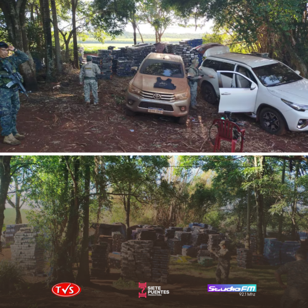 INCAUTACIÓN RÉCORD DE 48 TONELADAS DE MARIHUANA EN OPERATIVO CONJUNTO ENTRE SENAD Y FTC - TVS