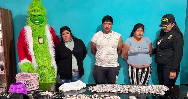 La Nación / “El Grinch” ayuda a detener a microtraficantes en Lima