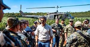 La Nación / El presidente Peña acompañó el operativo Marangatu