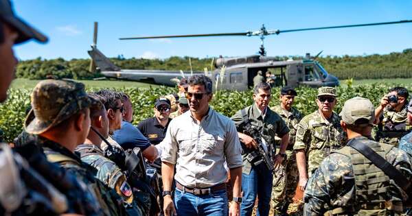La Nación / El presidente Peña acompañó el operativo Marangatu