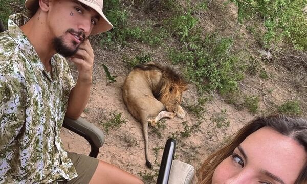 La aventura del delantero de Cerro con su novia en Sudáfrica