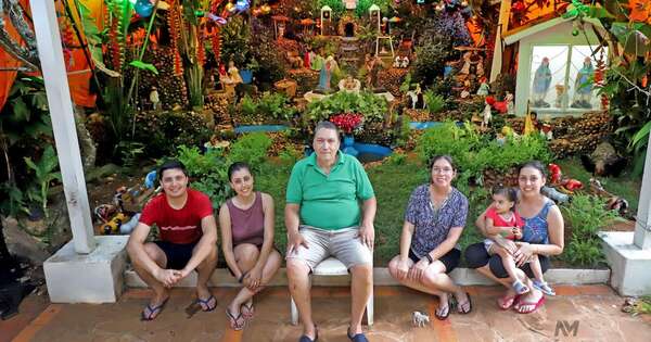 La Nación / Pesebre hidráulico de la familia Sabaté, una tradición de 71 años