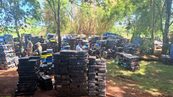 Golpe récord al narcotráfico: incautan 57 mil kilos de marihuana