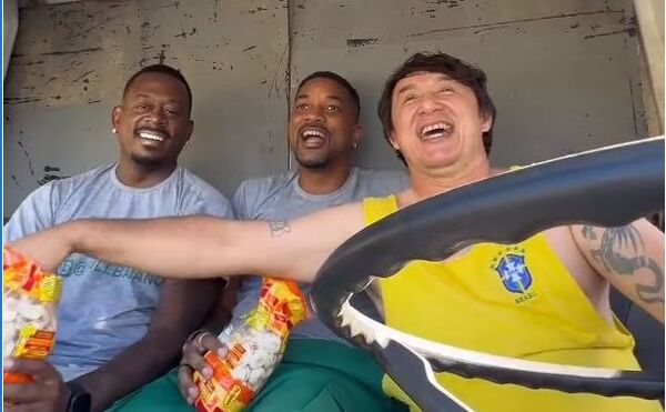 Los clones de Jackie Chan, Will Smith y Martin Lawrence causan furor en Brasil