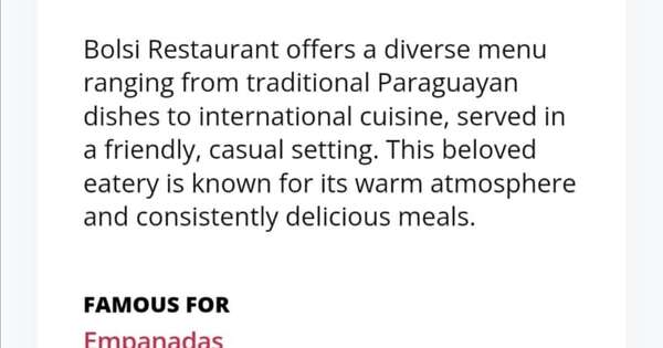 Un restaurante paraguayo en el ranking 17 de los más top del mundo