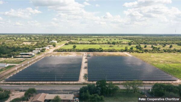 Cooperativa Chortitzer inaugura el parque solar más grande de Paraguay en el Chaco