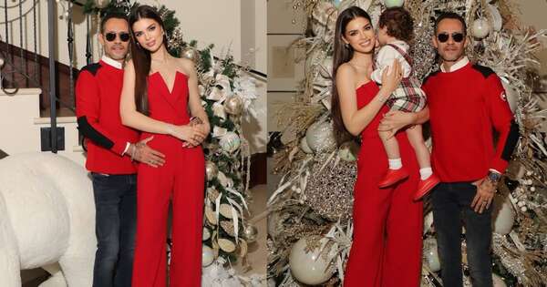 La Nación / Nadia y Marc celebran la Navidad con amor y buenos deseos para sus fans