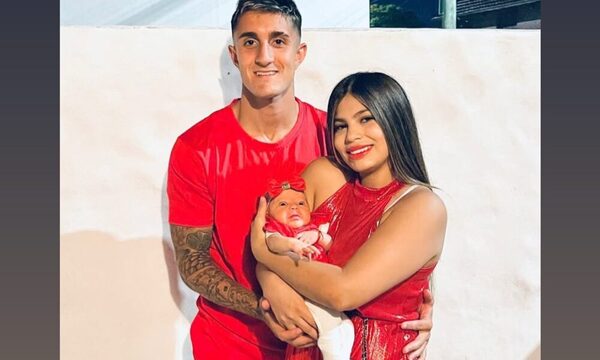 Jugador argentino pasó la Navidad en Capiatá con su novia paraguaya
