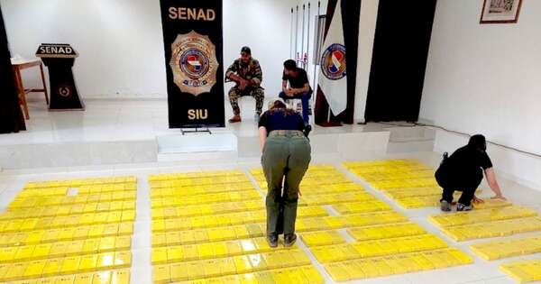La Nación / Comisan más de 430 kg de cocaína en Pozo Colorado