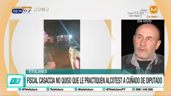 Cuñado de diputado denunciado por disparos al aire es liberado por la Fiscalía