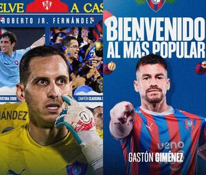 "Gatito" Fernández y Gastón Giménez, los primeros refuerzos de Cerro - Unicanal