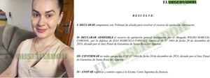 Por gravedad de perjuicio y concurso de hechos se ratifica prisión a abogada imputada por estafa