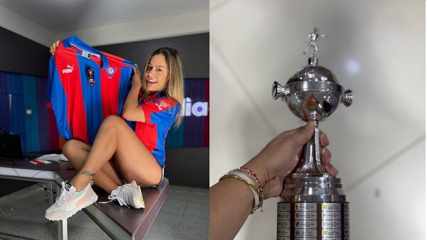 Larissa Riquelme pidió a Papá Noel una Libertadores para Cerro Porteño