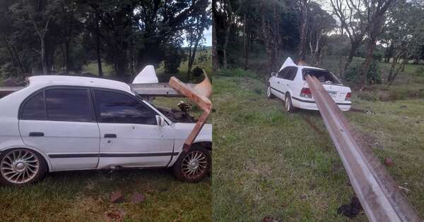 Diario HOY | Milagro en ruta: baranda de puente atraviesa vehículo y dejó un herido