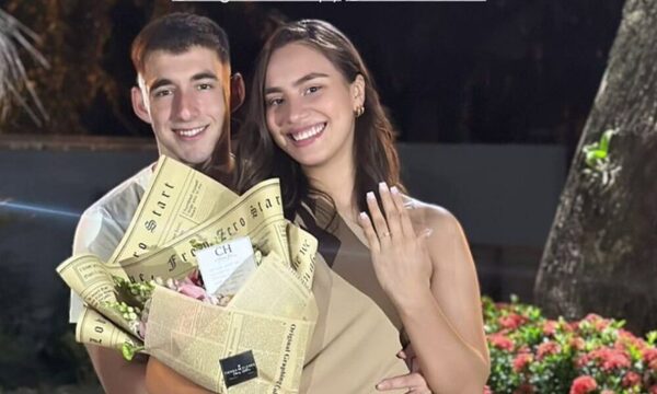 ¡Ja’uta la sopa! Pelotero de Luqueño se comprometió con su novia en Navidad