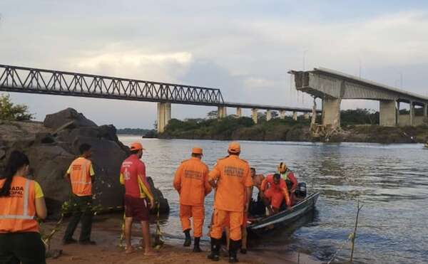 Sube a ocho la cifra de muertos por caída de puente en Brasil - Mundo - ABC Color