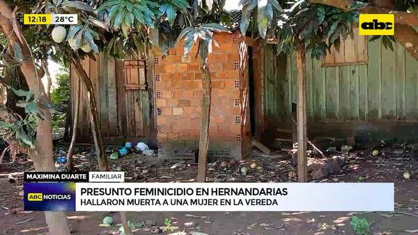 Investigan presunto feminicidio en Hernandarias: mujer fue hallada muerta en la calle - ABC Noticias - ABC Color