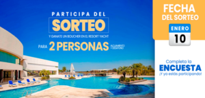 Ganá una escapada al paraíso del Yacht &amp; Golf Club Paraguayo completando solo una encuesta