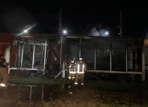Incendio consume contenedores de criptomonedas
