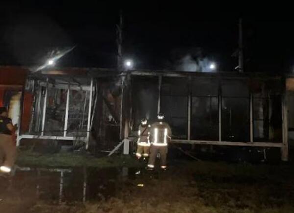 Incendio consume contenedores de criptomonedas
