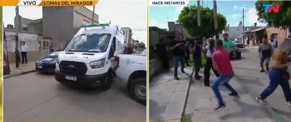 (VIDEO). Sarambí en el barrio donde el poli jubilado mató su vecino