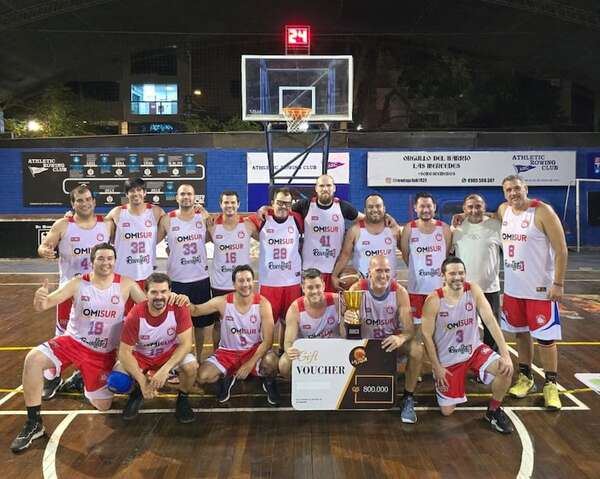 Maxi basquet: Team de Ciudad Nueva bicampeón de +40 - Polideportivo - ABC Color