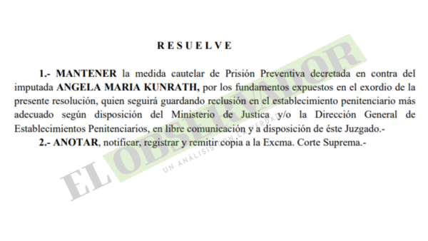 Pedido de arresto domiciliario en PJC para abogada facilitaría fuga y seguirá en prisión
