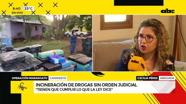 ¿Qué dice la ley sobre la incineración de droga incautada? - ABC Noticias - ABC Color