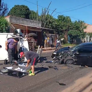 APARATOSO ACCIDENTE EN SAN LORENZO