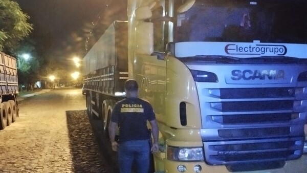 Camionero detenido con cargamento de cocaína
