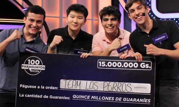 [GALERÍA] ¡”Los perros” se ganaron un platal en “100 Paraguayos Dicen”!