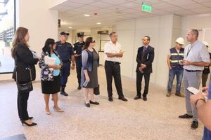 Inspección a la futura sede de los Juzgados de Primera Instancia de Capiatá