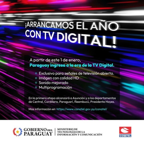 La TV analógica se extingue en Asunción y Central el 31 de diciembre - ADN Digital